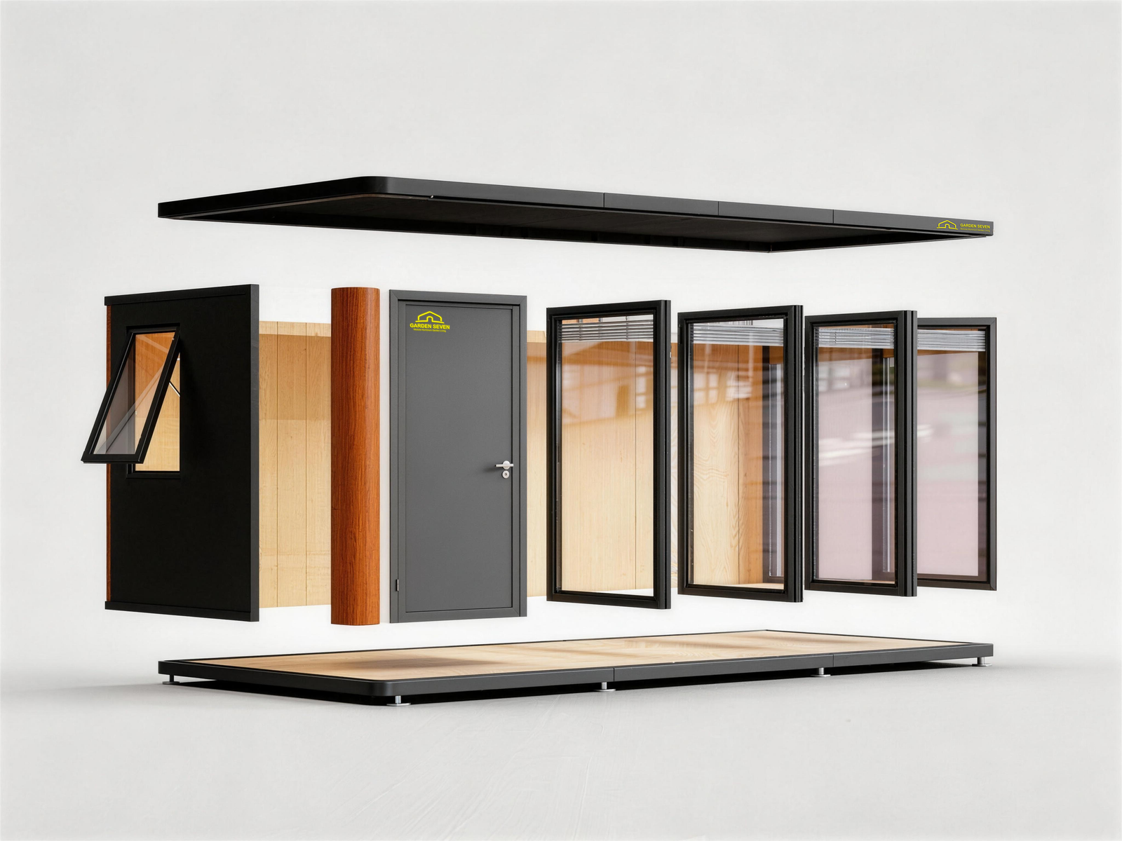 Garden Seven — modular garden gym and studio