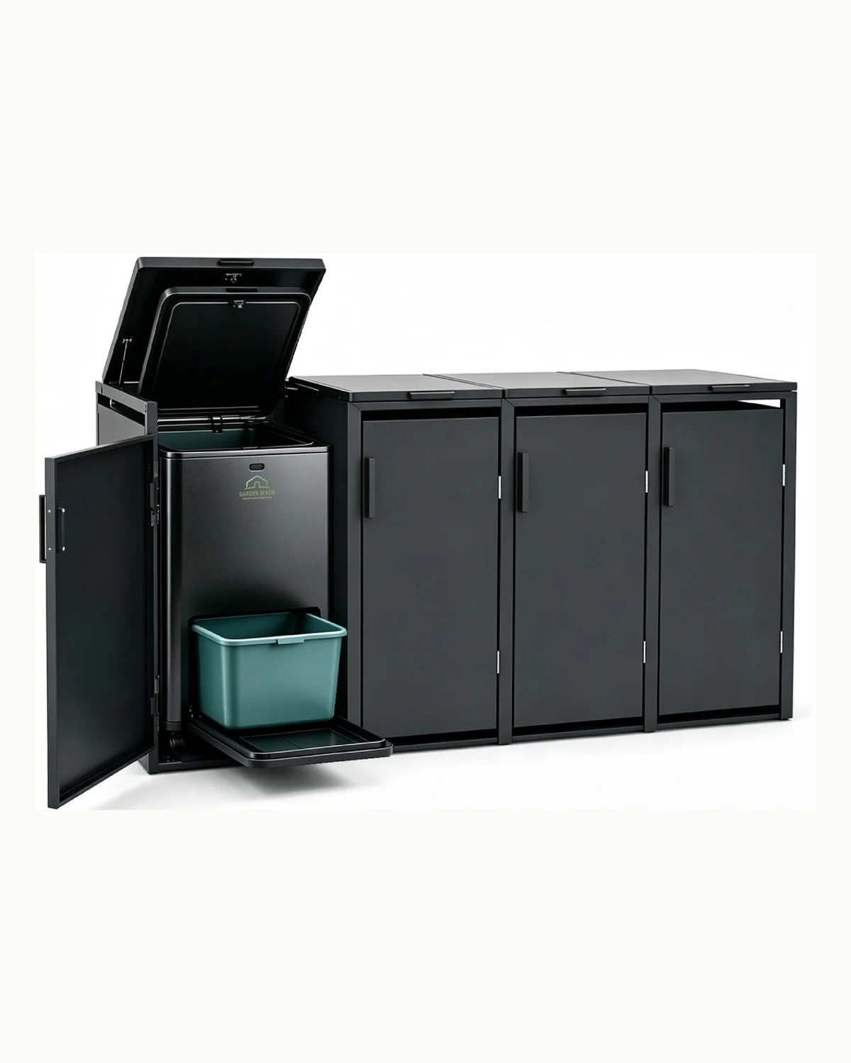 Bin-integrated outdoor bio-composter concept for project-led waste stations — Coming Soon