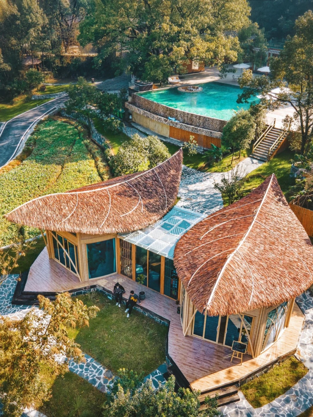 Mountain valley resort β built project