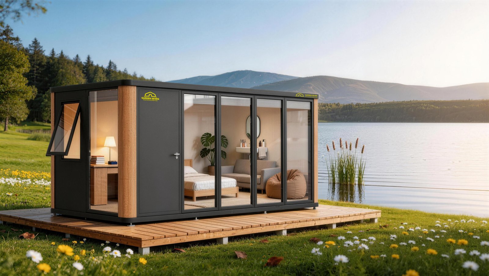 Garden Seven — 4-bay model, dark finish