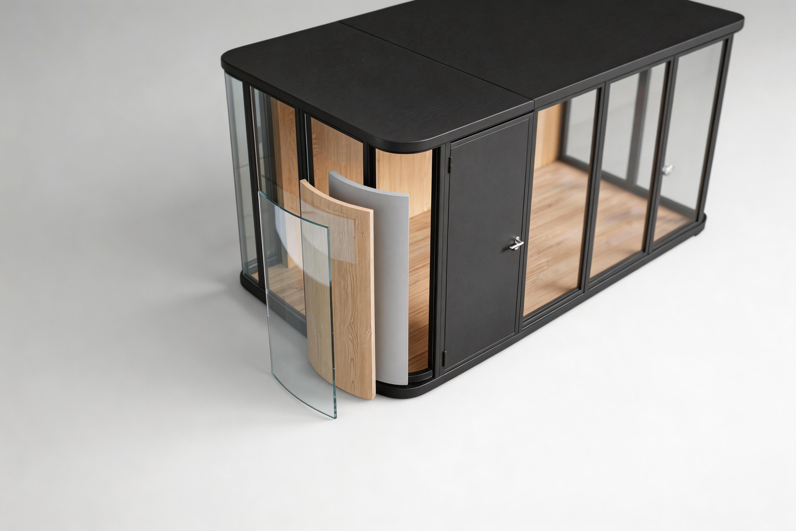 Registered curved pillar design